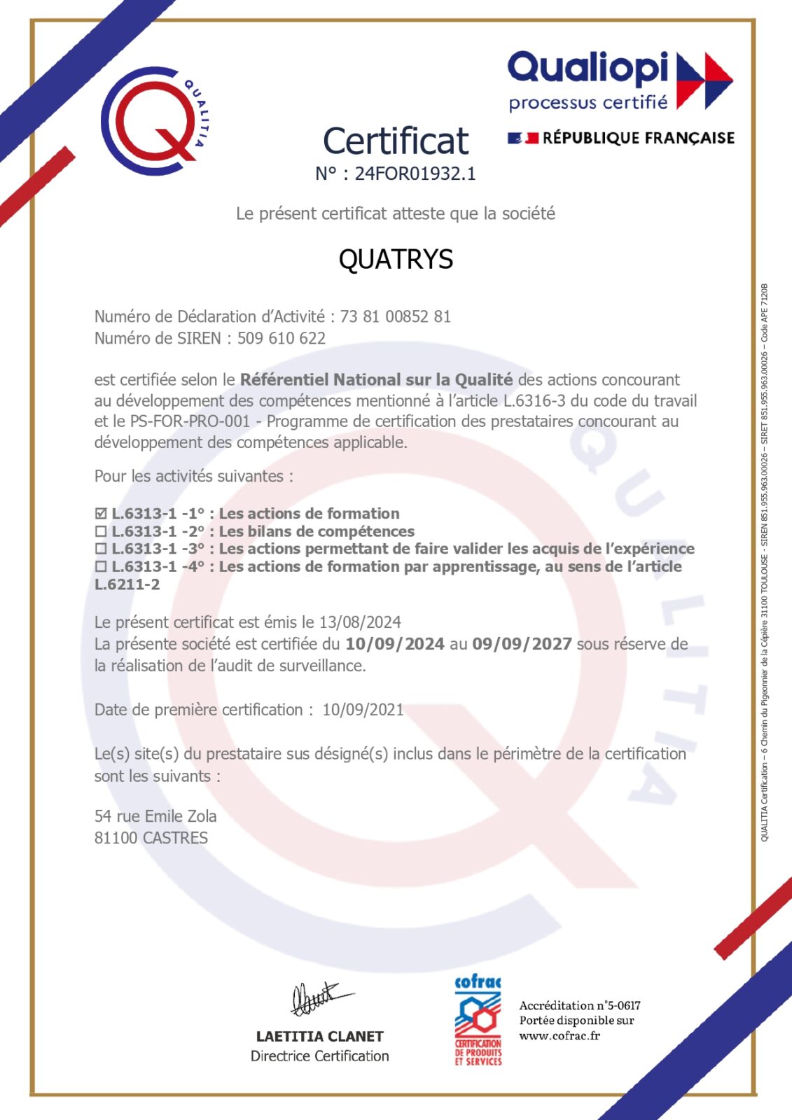 24for01932.1 Certificat De Conformité Page 0001